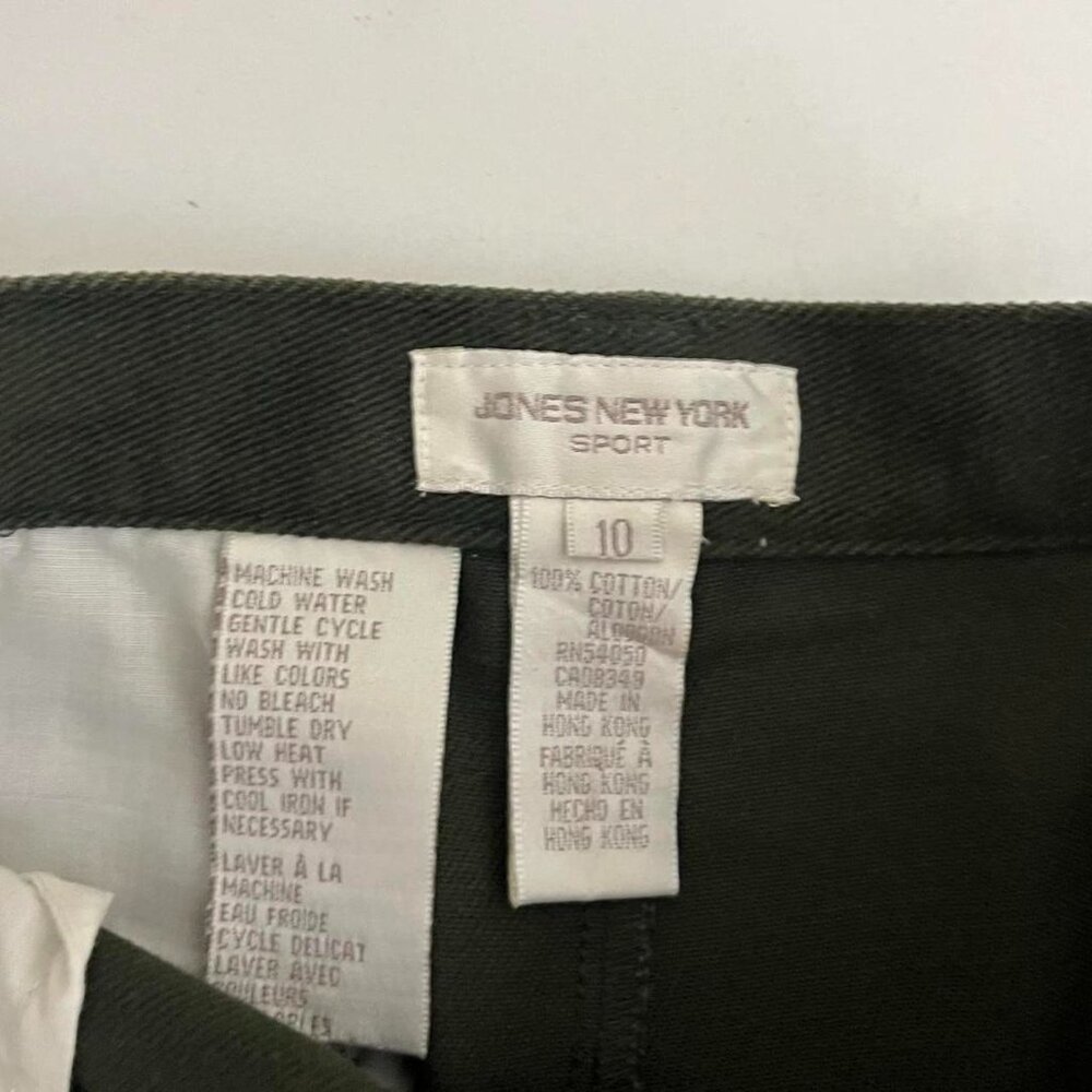 vintage 90s green elevated basic button front mid… - image 8